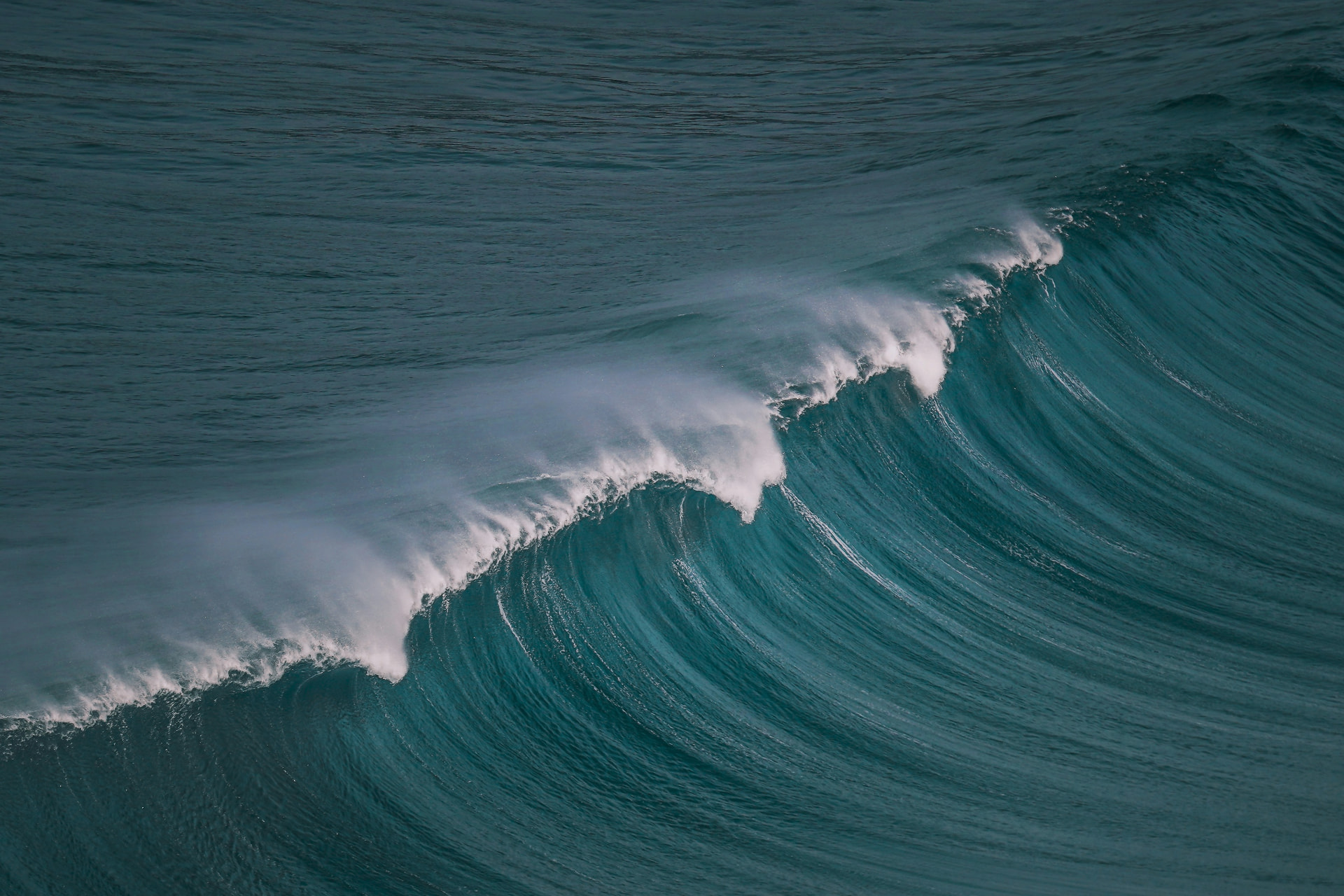 Breaking ocean wave
